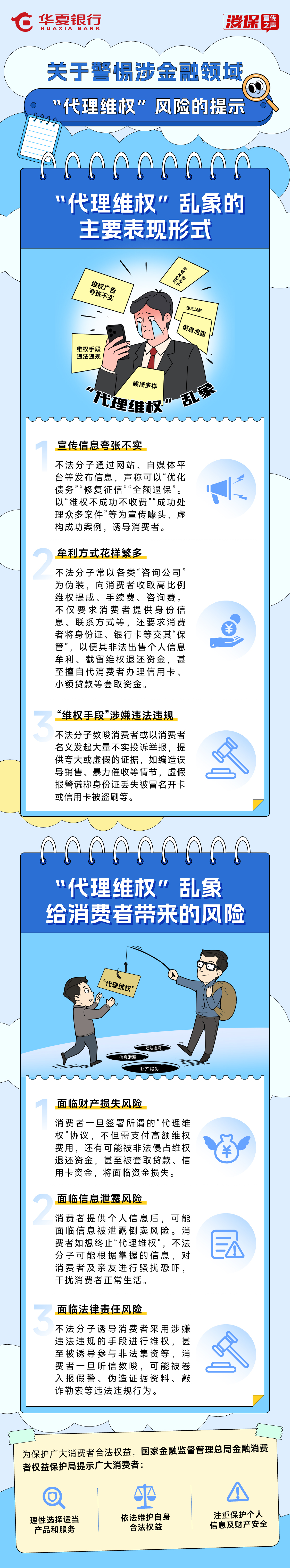 关于警惕涉金融领域”代理维权“的风险提示